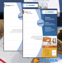 Ассортимент продукции HERMA включает в себя очень обширный ассортимент этикеток из различных материалов