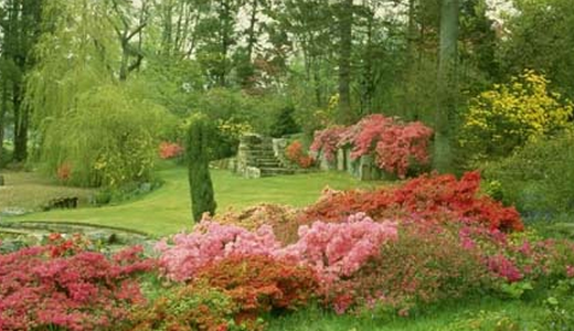 Англійські сади втілюють в собі два стилі - рококо і романтизм