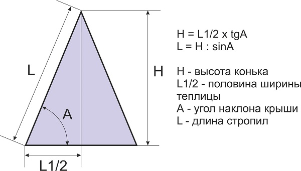 Кут при основі трикутника необхідно точно накреслити, використовуючи транспортир
