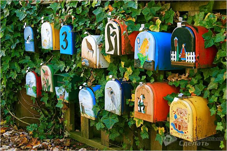 Тепер розглянемо основні типи поштових скриньок, які поділяються за стилем виконання